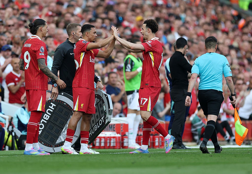 Alexander-Arnold reached a mixed reception in the second half