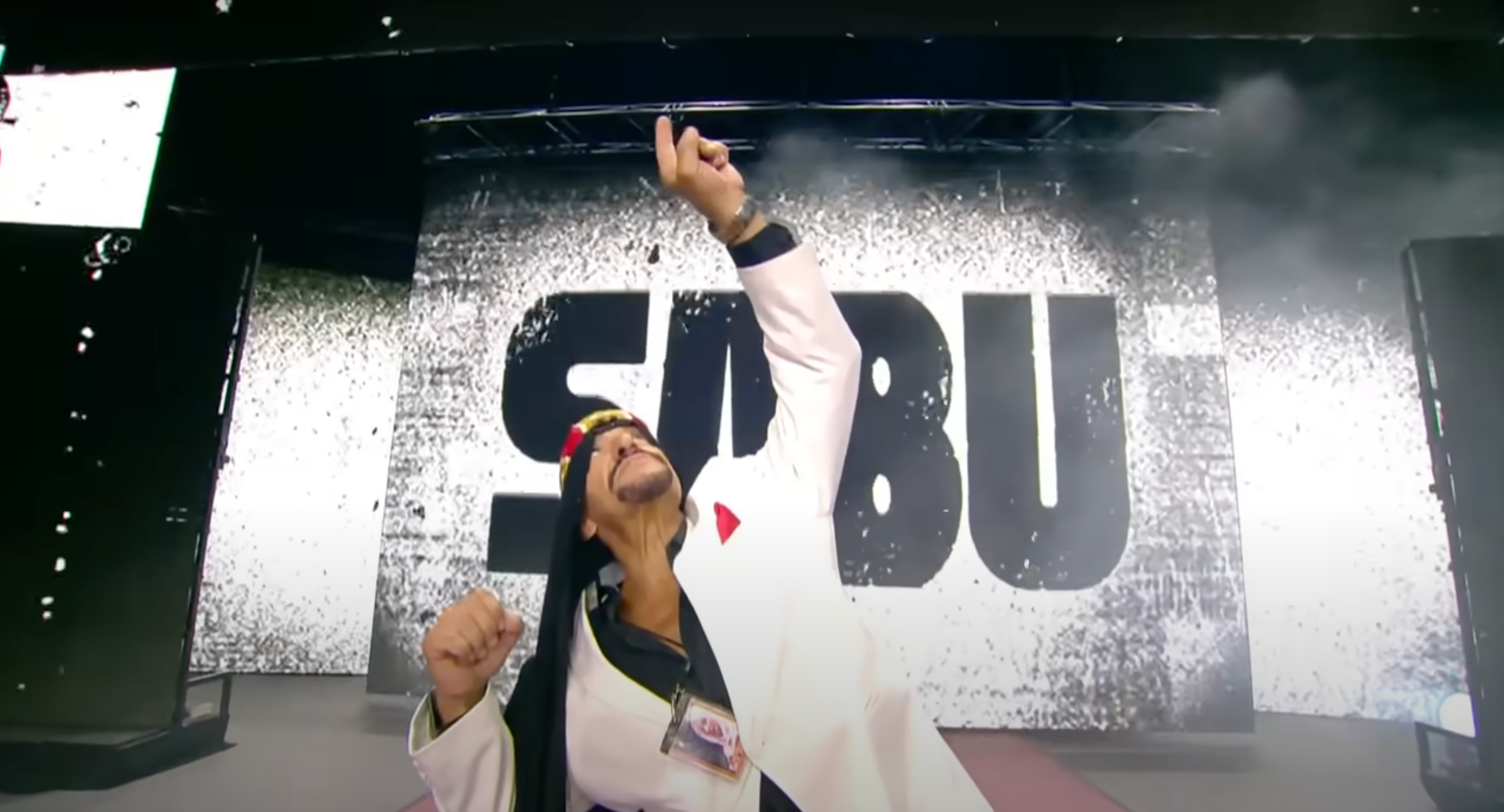 Sabus Uncle Ed 'The Sheik' Farhat was also a professional wrestler