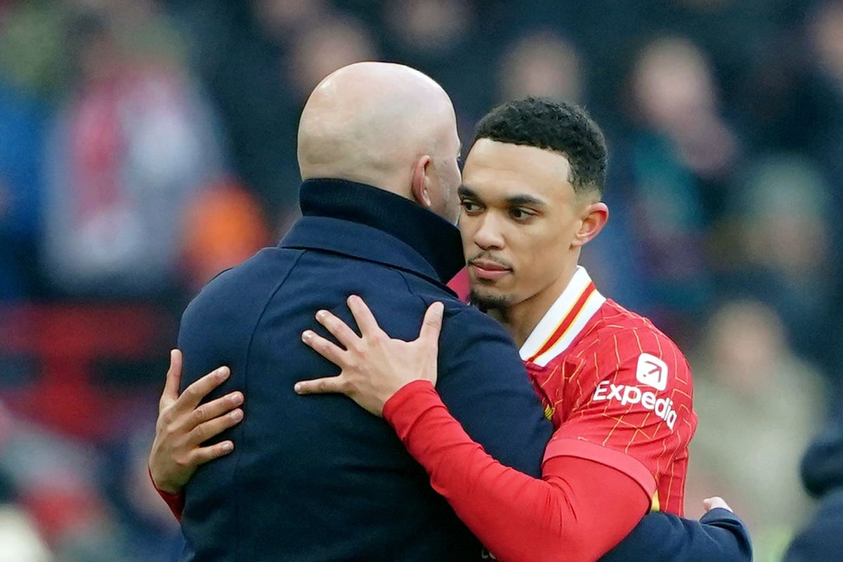Arne Slot does not regret playing Trent Alexander-Arnold despite Reds fans’ boos