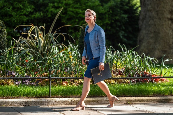 Britain's Home Secretary, Yvette Cooper