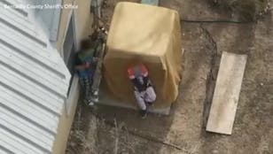 Kids wearing Minecraft and Star Wars pyjamas in police armed standoff