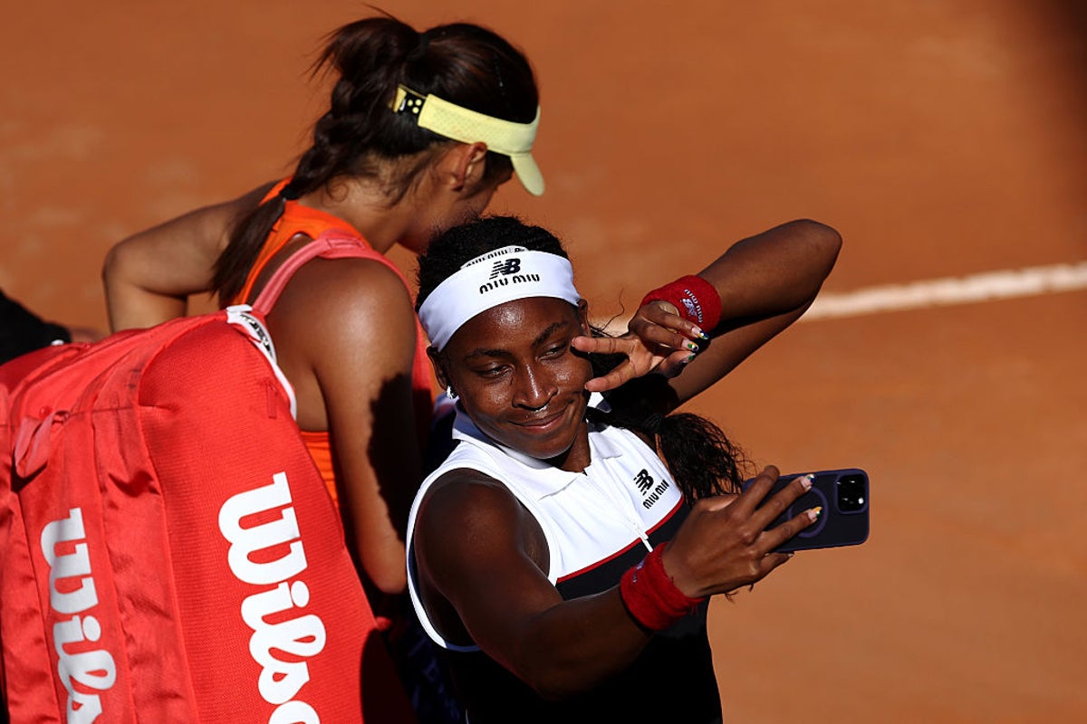 Emma Raducanu outclassed by Coco Gauff but ‘heading in right direction’ ahead of French Open
