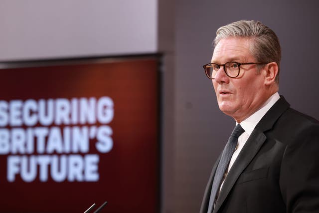 <p>Prime minister Keir Starmer speaks during a press conference on the new immigration white paper in the Downing Street briefing room in London</p>