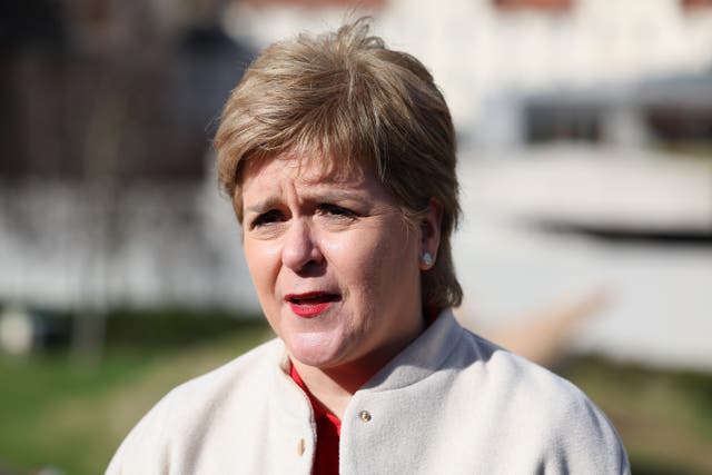 The former first minister’s statement came on Monday (Robert Perry/PA)