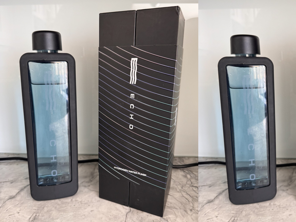The bottle pairs with an app on your phone to send you messages and run cleaning cycles