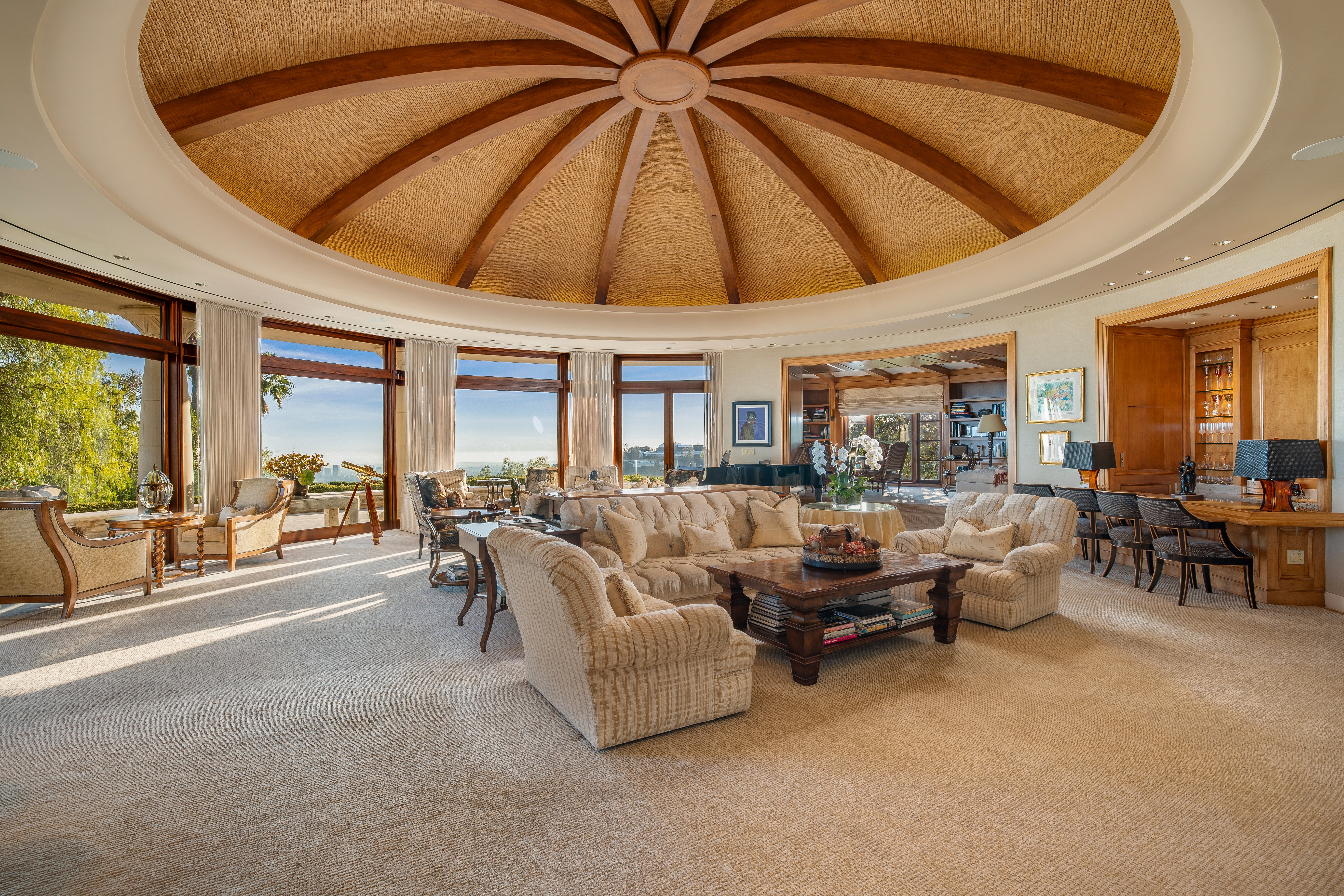 The home was custom built for Quincy Jones