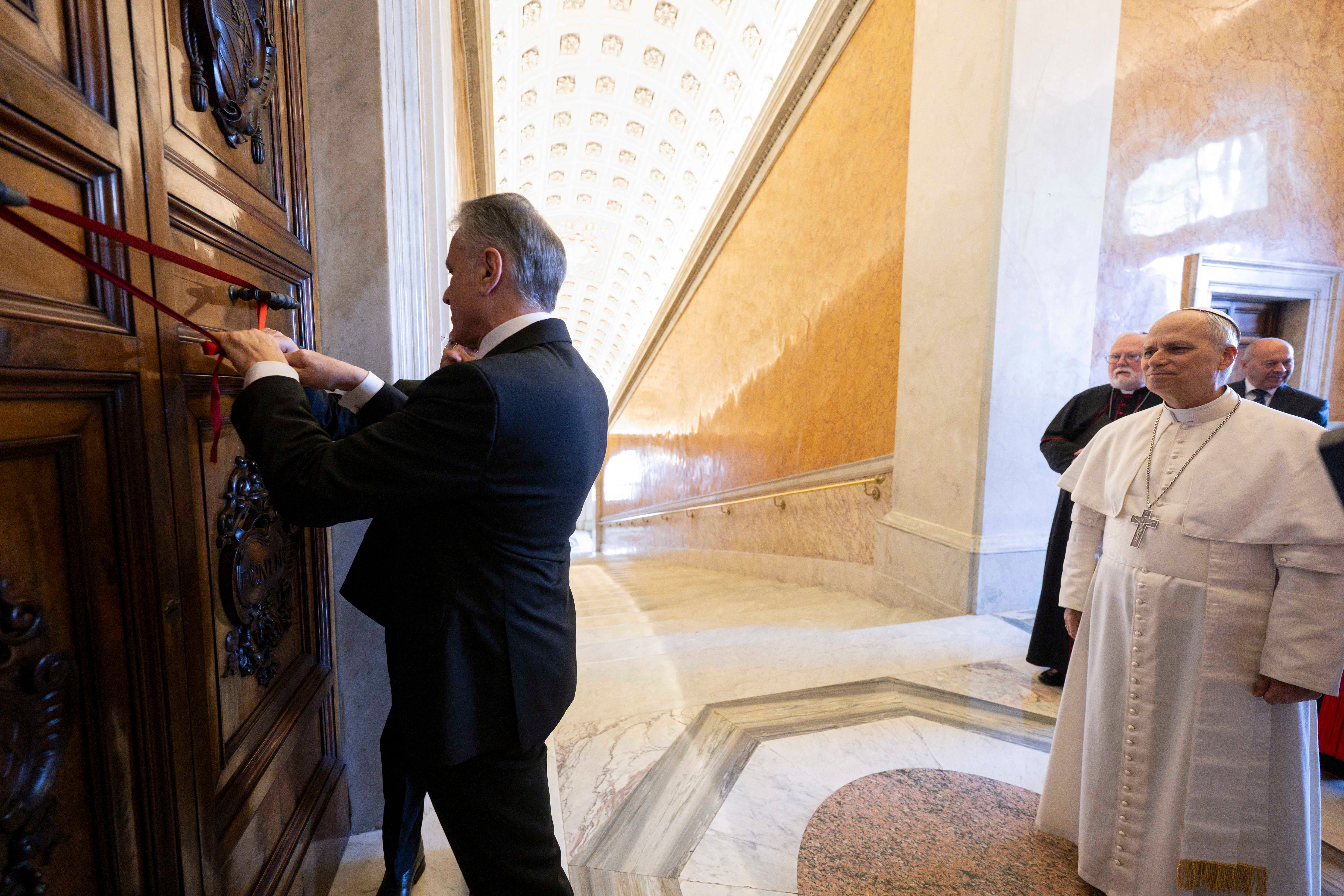 Pope Leo XIV visits papal apartment on Sunday after it was unsealed