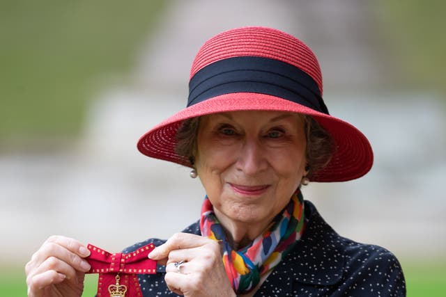 Margaret Atwood has told authors to ‘be brave’ after winning an award (Aaron Chown/PA)