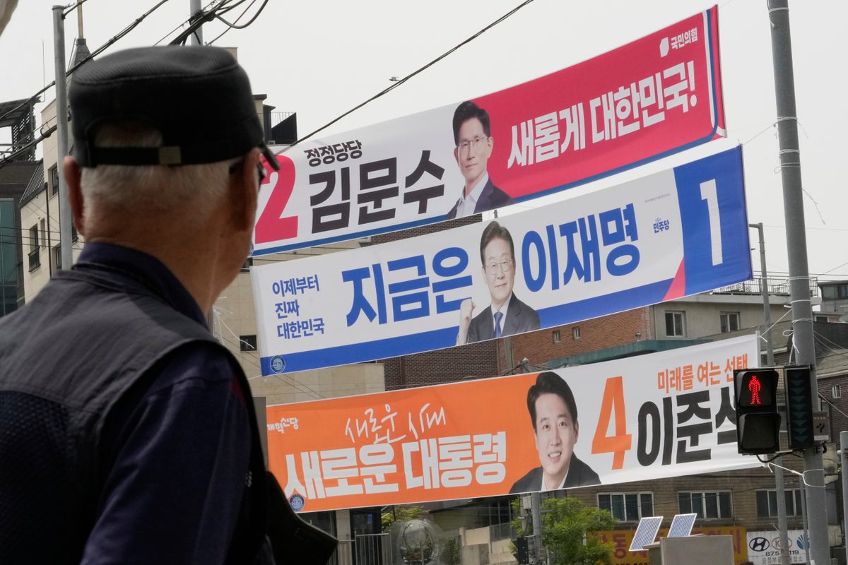 PHOTO COLLECTION: South Korea Election Campaigns