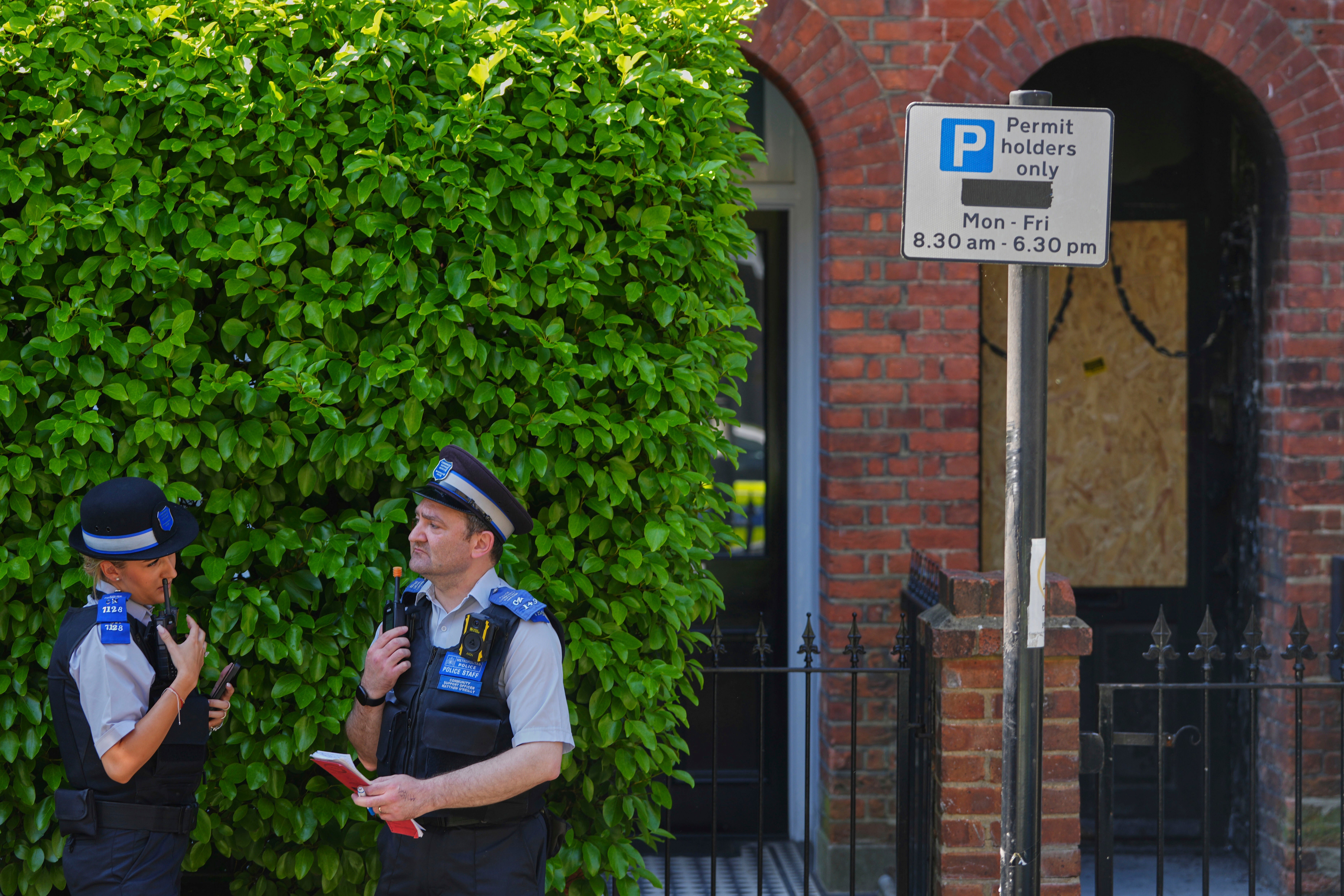 Britain Starmer Fire