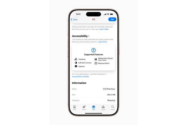 <p>Accessibility Nutrition Labels will also be coming to the App Store </p>