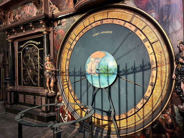 <p>A matter of time: an astronomical clock in Strasbourg Cathedral, less than two hours from Paris CDG airport</p>