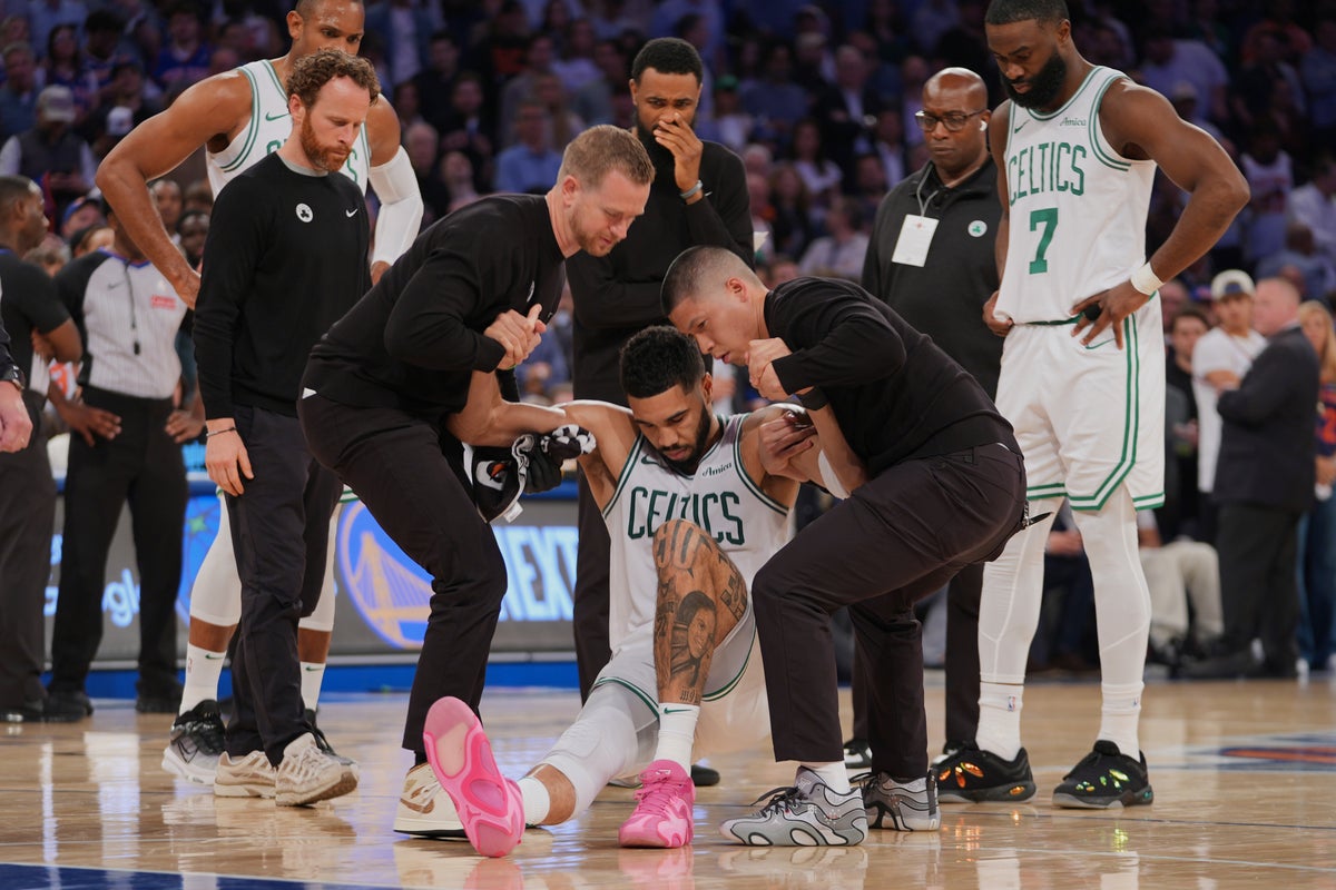 Injuries are becoming the story of the NBA playoffs. And not even the game's stars are safe