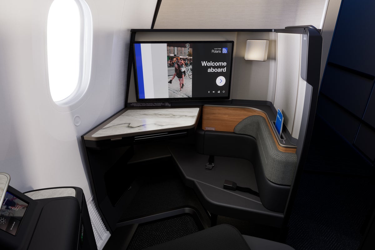 United Airlines unveils new business-class seat that converts to a double bed — plus upgrades for economy