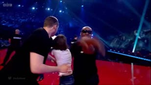 Eurovision’s Tommy Cash ‘interrupted’ by stage invader