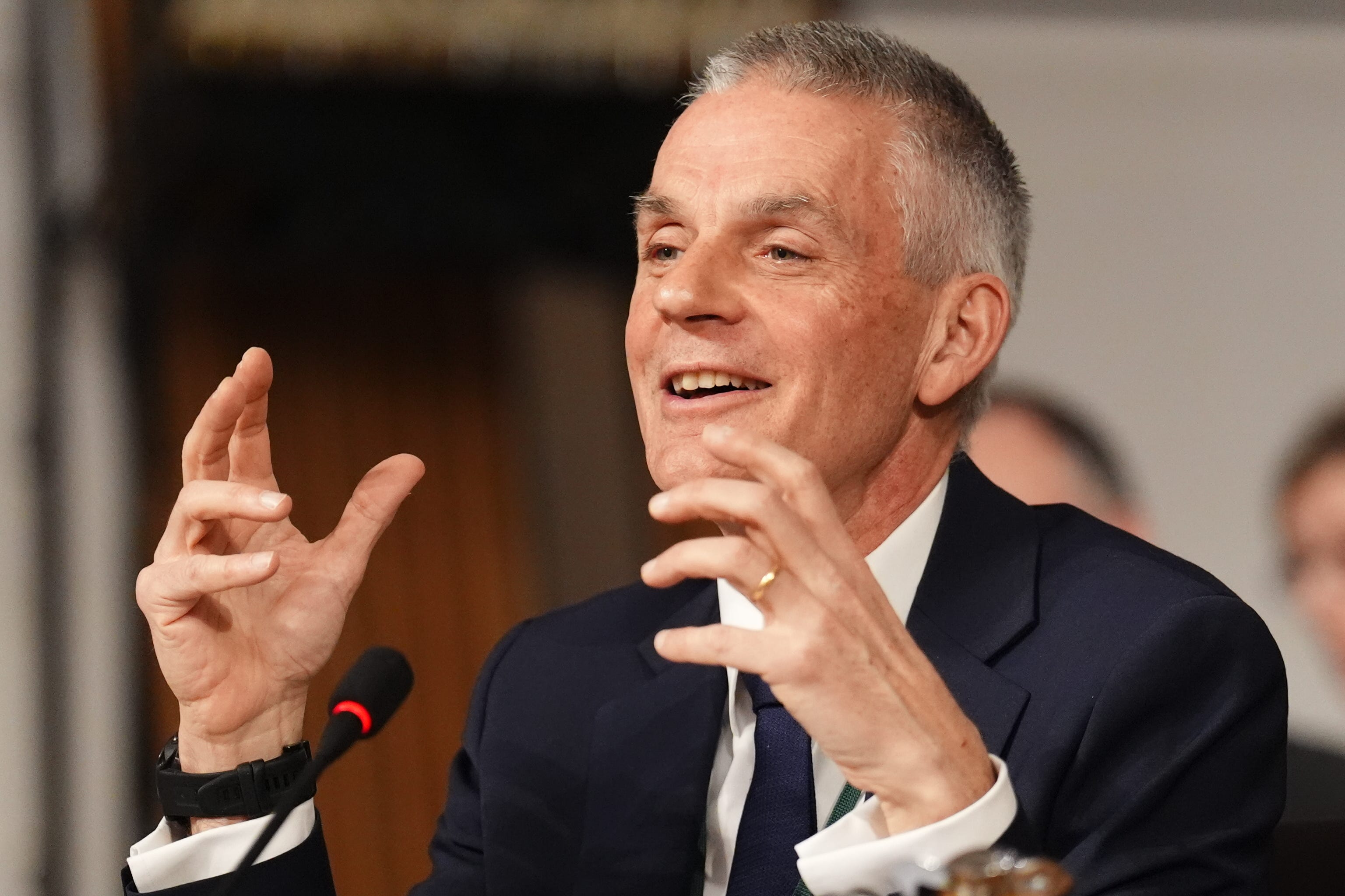 Tim Davie will layout plans to rebuild trust in the speech (Andrew Milligan/PA)