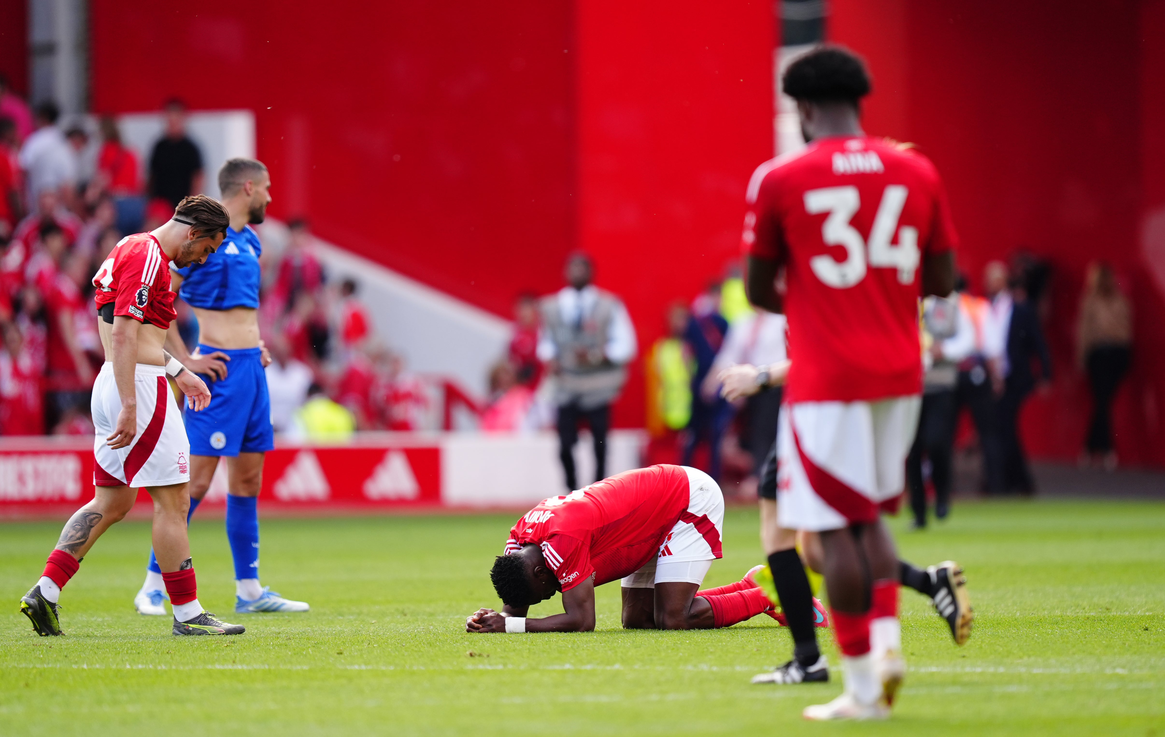 Taiwo Awoniyi has been placed into a coma to help restrict his movement and regulate his heart rate