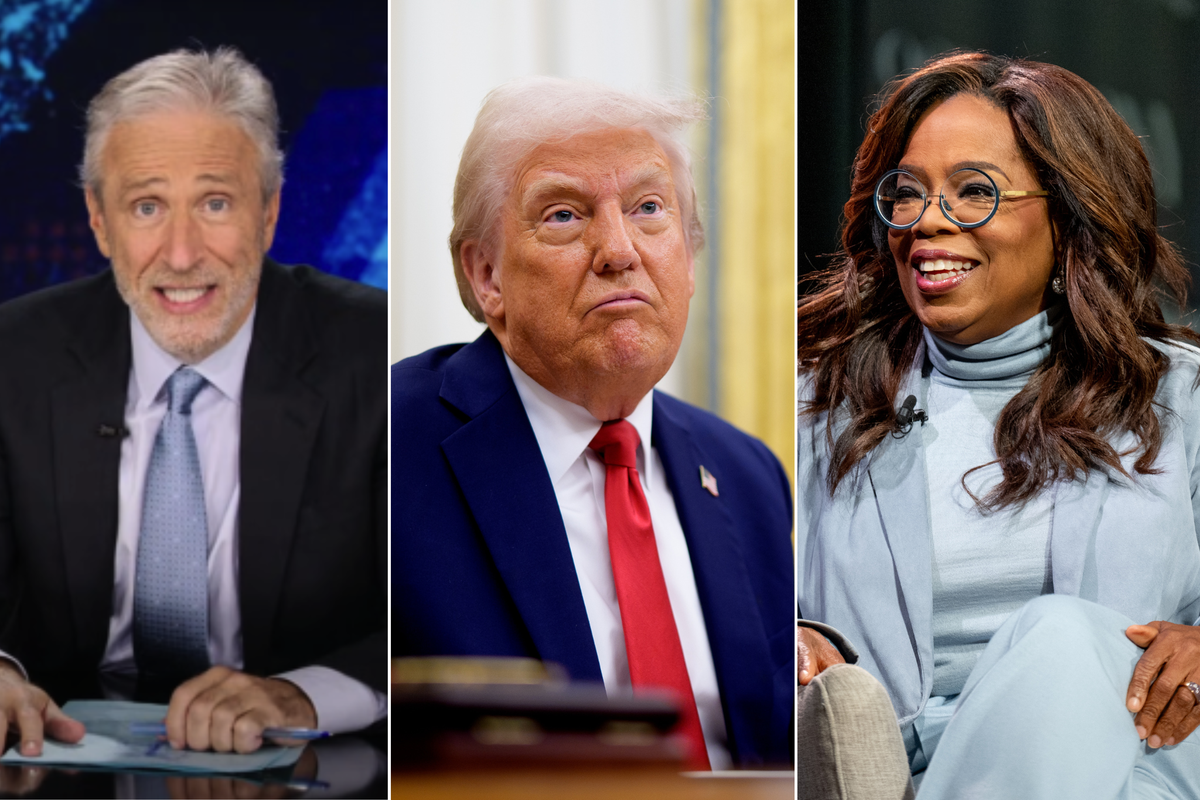 Jon Stewart jokes Trump is the ‘reverse Oprah’ after $400m Boeing jet gift Jon Stewart jokes Trump is the ‘reverse Oprah’ after $400m Boeing jet gift