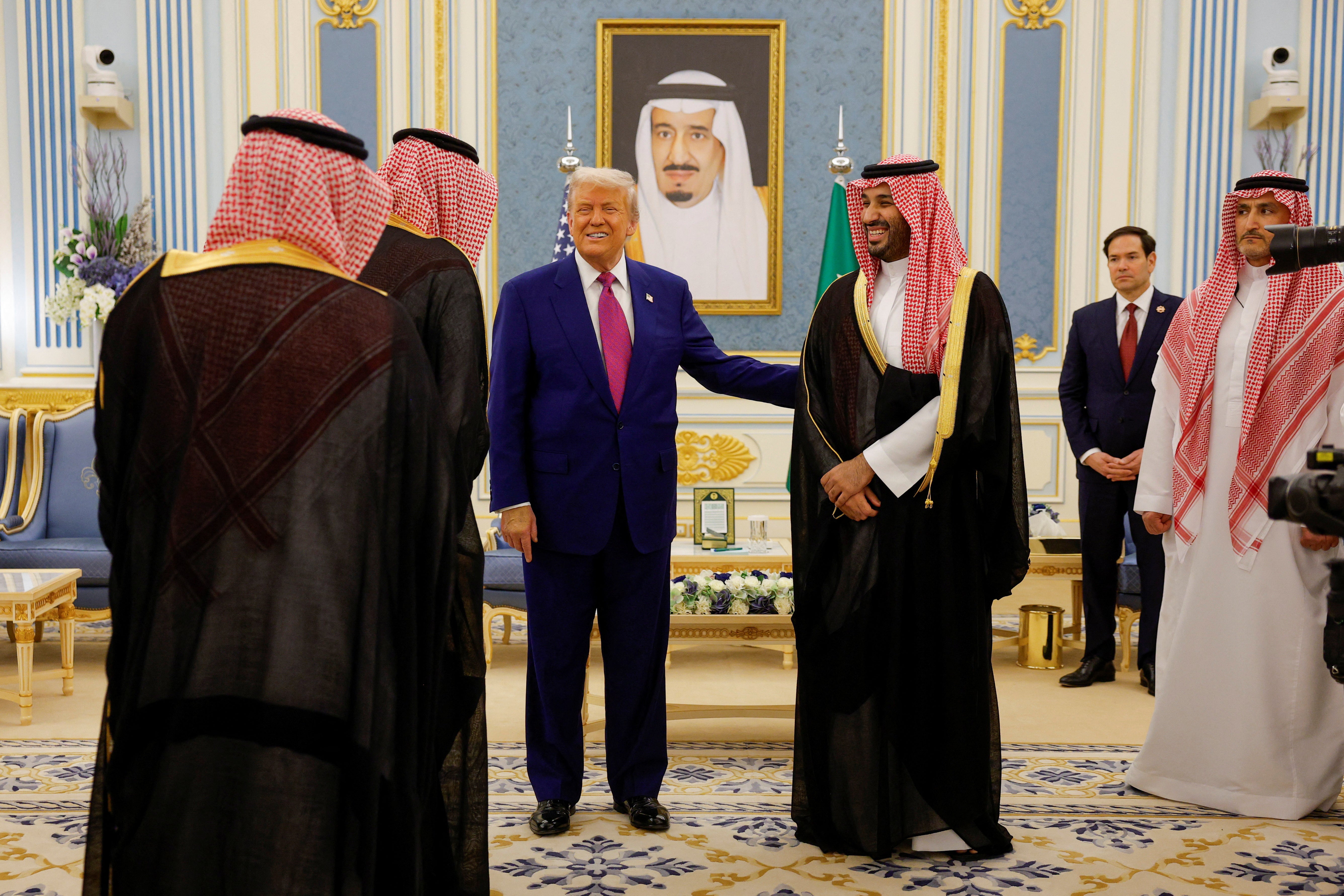 US president Donald Trump says he might interrupt his whirlwind tour of the Gulf to attend the talks in Turkey