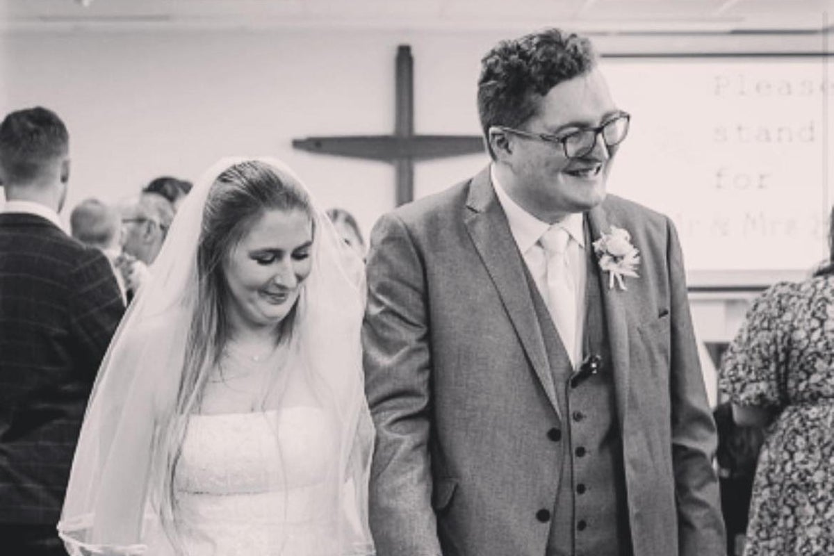 Woman widowed at 31 after husband falls ill the day after their wedding