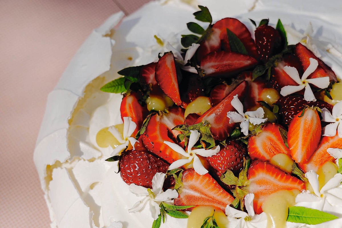 This lemon pavlova is a showstopper made for summer celebrations
