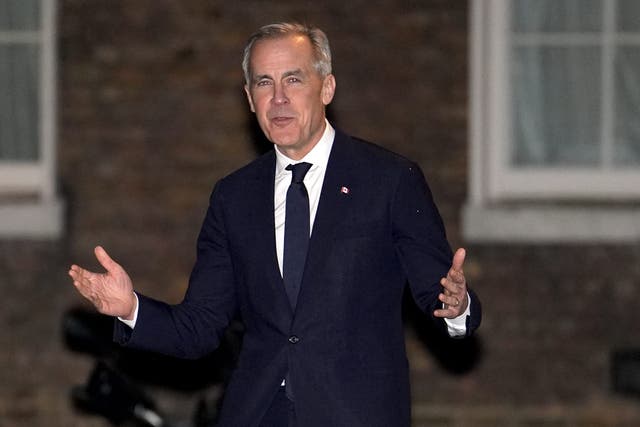 Canadian Prime Minister Mark Carney has said his country’s people are not impressed by the UK offering a second state visit to US President Donald Trump (Jordan Pettitt/PA)
