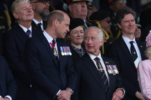 The Prince of Wales and the King will be at Westminster Abbey for the ceremony on Friday (Neil Hall/PA)