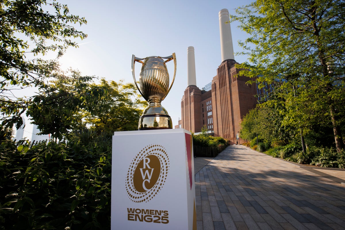 New Women’s Rugby World Cup trophy unveiled to mark 100 days to go until tournament