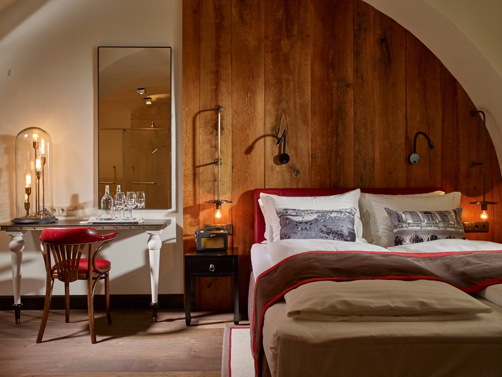 While Pest-Buda Design Hotel is located in a historic building, its interiors are not constrained to the past