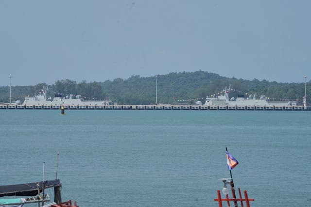 Cambodia China Military Exercise