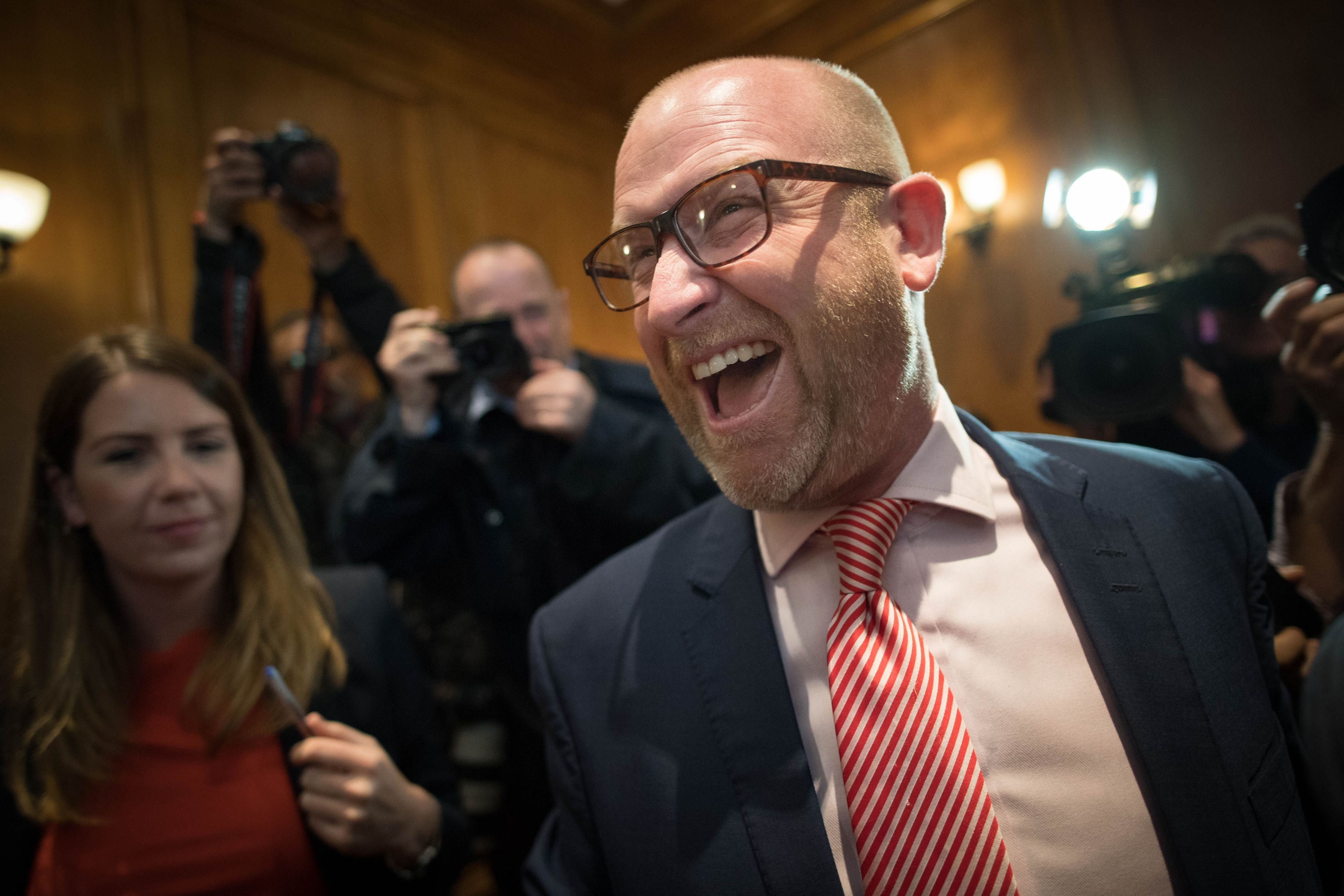 Ukip leader Paul Nuttall called Stoke the 'Brexit Capital of Britain', then lost in a by-election for Stoke-on-Trent Central (PA)