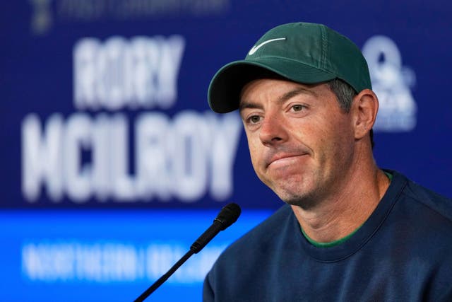 Rory McIlroy will not set himself any victory targets after completing the career grand slam (Matt York/AP)