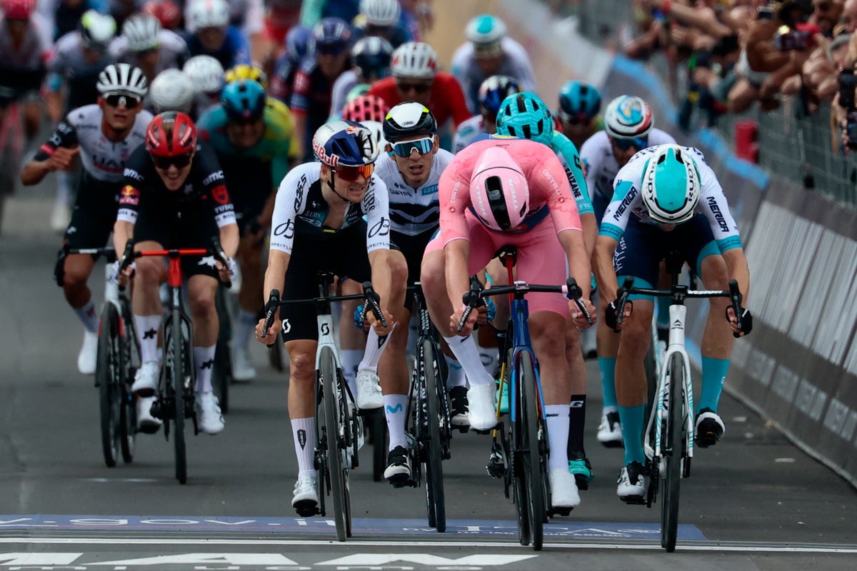 Giro d’Italia 2025 LIVE: Stage 5 results and updates as Mads Pedersen seals hat-trick