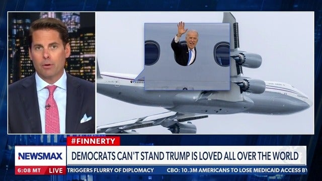 Newsmax host Rob Finnerty acknowledges that if Joe Biden had received a luxury jet from Qatar, he’d be up in arms over it — after defending Donald Trump for doing the same thing.