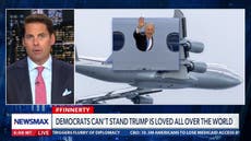 Newsmax host defends Qatar’s gift to Trump then admits he’d ‘definitely criticize’ Biden for the same thing