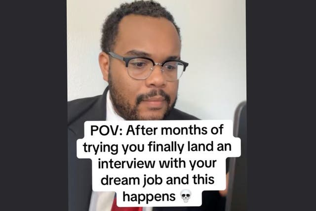 <p>Leo Humps' TikTok of him being interviewed by a glitching AI bot has received over 6.8 million views.</p>