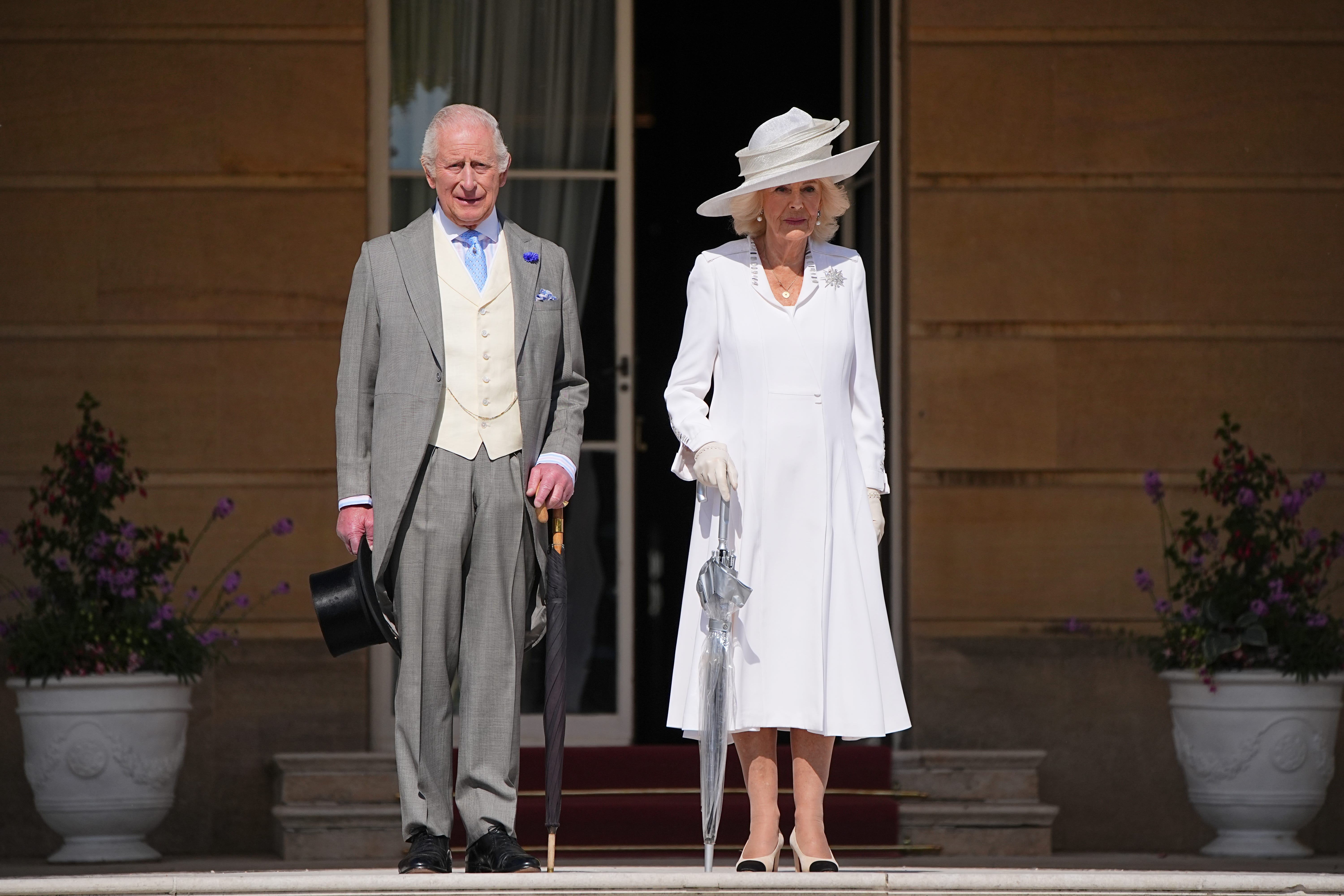 The King and Queen (Aaron Chown/PA)