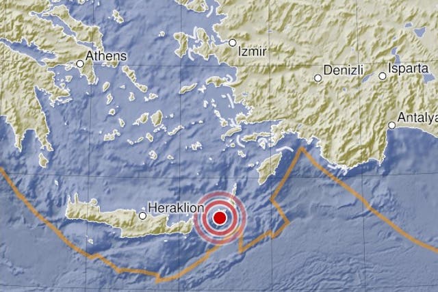 Tsunami In Crete Crete earthquake: Greece issues tsunami warning after 5.9 magnitude ...