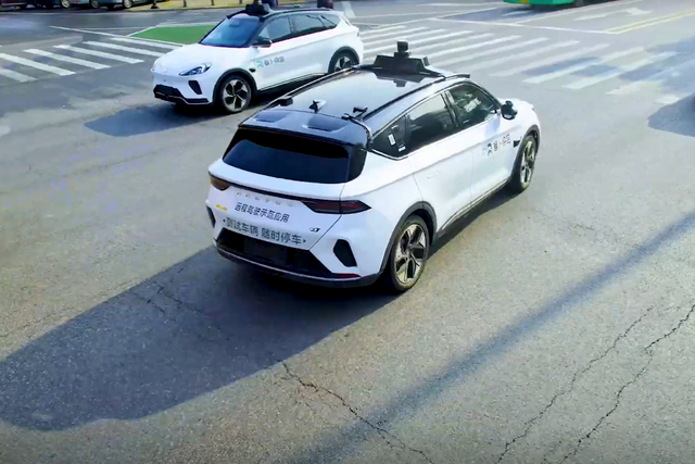 <p>Baidu launched its Apollo Go driverless taxi service in Wuhan, China, in February 2024</p>