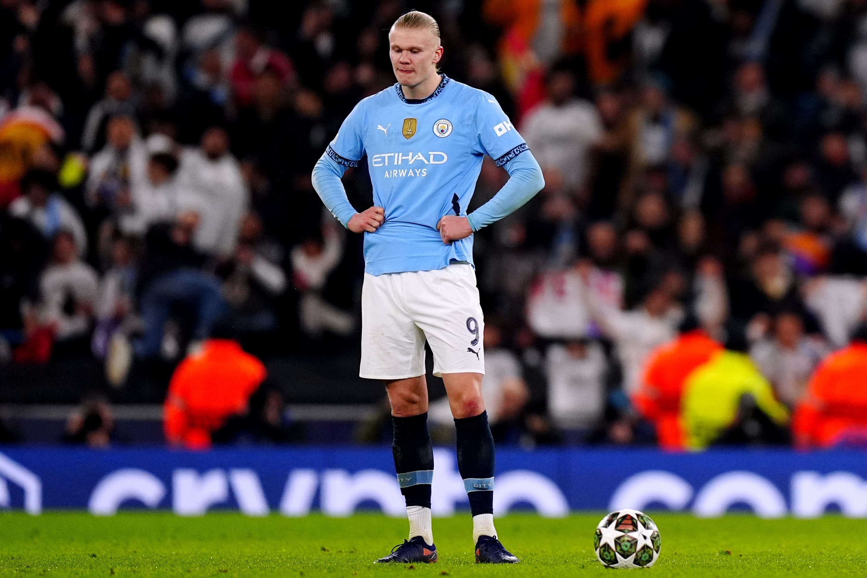 Erling Haaland has described Manchester City’s season as “horrific” (Mike Egerton/PA)