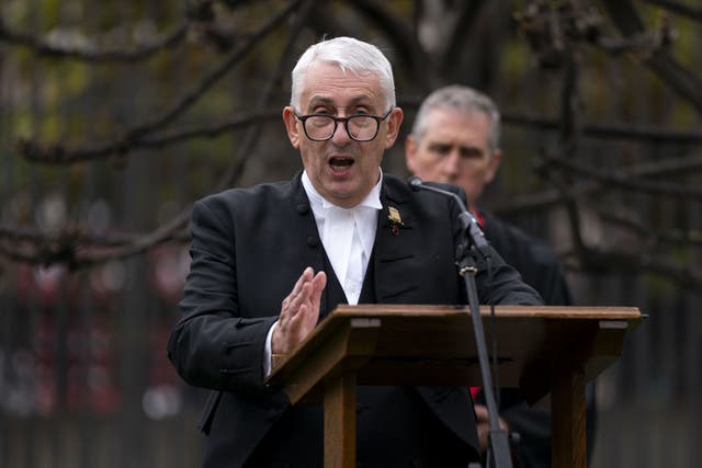 The Speaker of the House of Commons, Sir Lindsay Hoyle, has criticised ministers (Ben Whitley/PA)