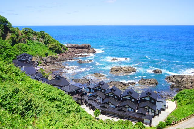 <p>The Noto Peninsula in northern Ishikawa extends about 100 kilometres into the Sea of Japan </p>