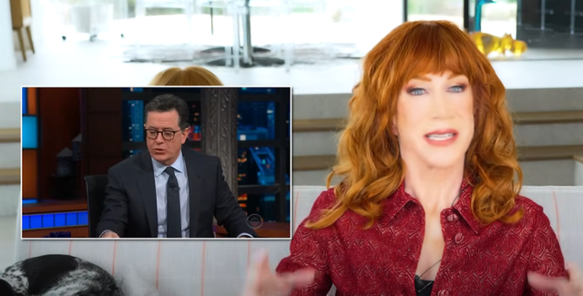 <p>Kathy Griffin reflected on her 'bulls***' interview with Stephen Colbert in 2018</p>