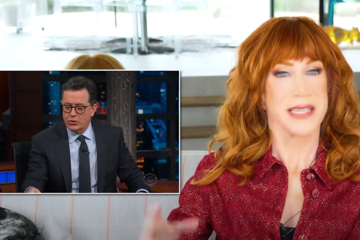 Kathy Griffin says Stephen Colbert made her cry after ‘ambush’ interview about severed Trump head photo