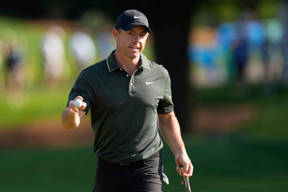 Rory McIlroy off to mixed start in bid for successive majors at PGA Championship