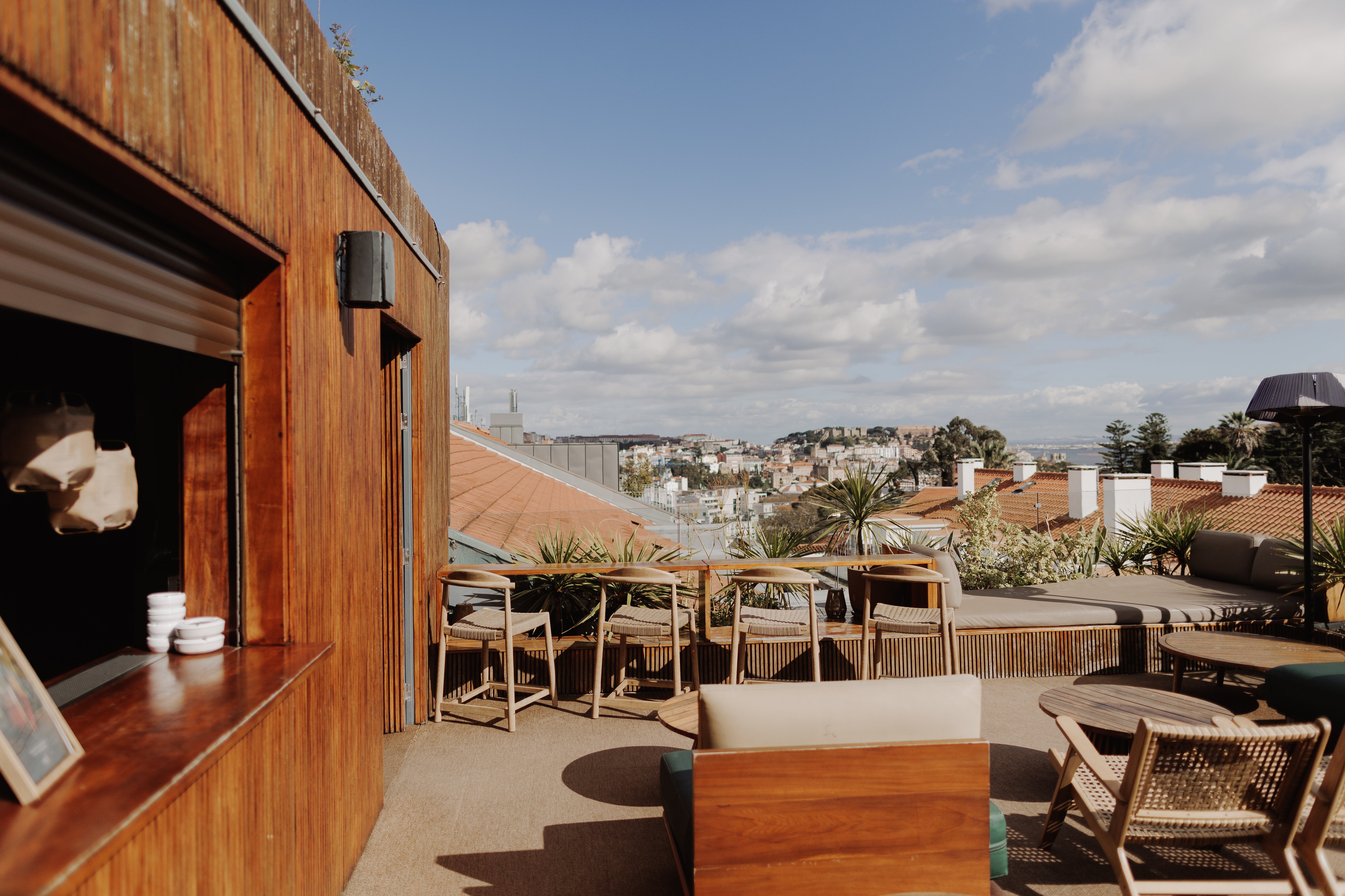 For some of the best city views, seek out The Vintage Lisbon’s rooftop