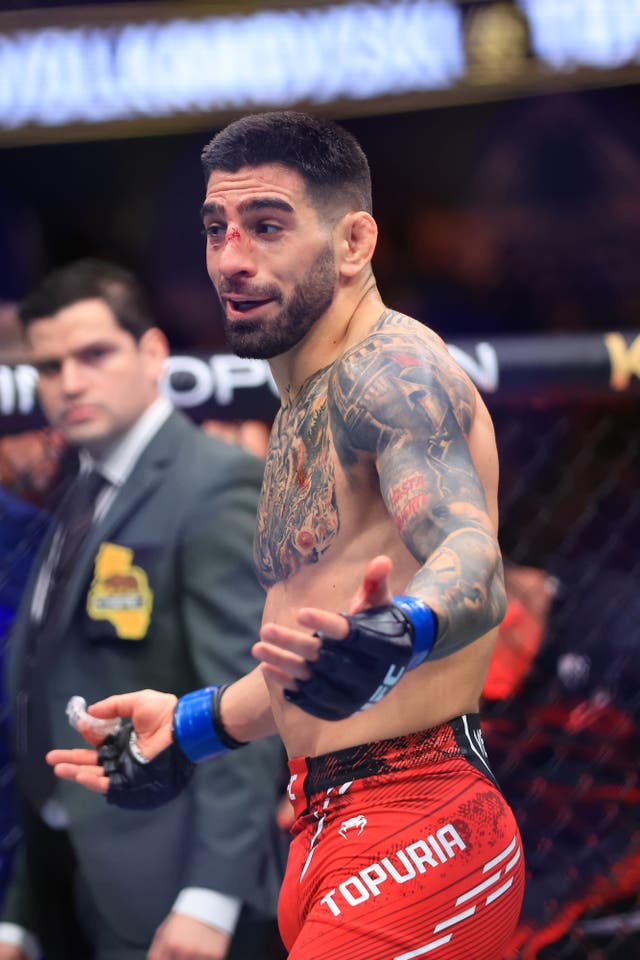 <p>Ilia Topuria is aiming to become a two-weight UFC champion</p>