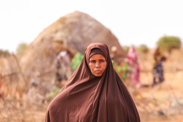 <p>Habiba Abdulahi, a mother of ten, is a beneficiary, of the World Food Programme's Anticipatory Action programme in Ethiopia</p>