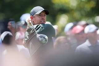 McIlroy was wayward with his driver