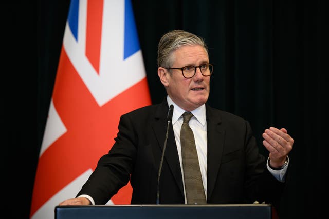 Sir Keir Starmer said he was ‘confident’ that his refusal to use ‘megaphone diplomacy’ would pay off ahead of a major UK-EU conference on Monday (Leon Neal/PA)